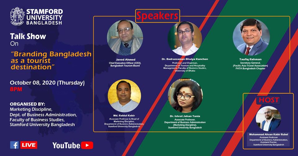 Talk show on “Branding Bangladesh  as a tourist destination”